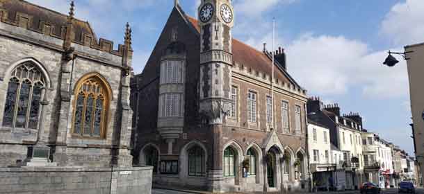 Dance class at Corn Exchange, Dorchester, Dorset