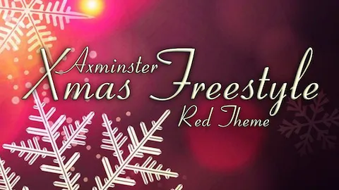 Axminster Xmas Freestyle - Red Theme